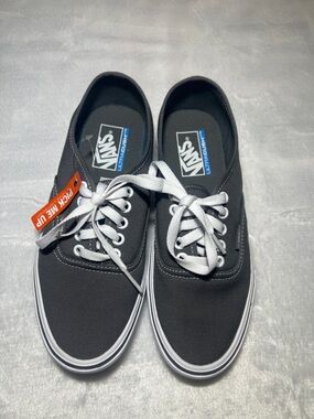 Vans Canvas Low-Top Sneakers - Size 8